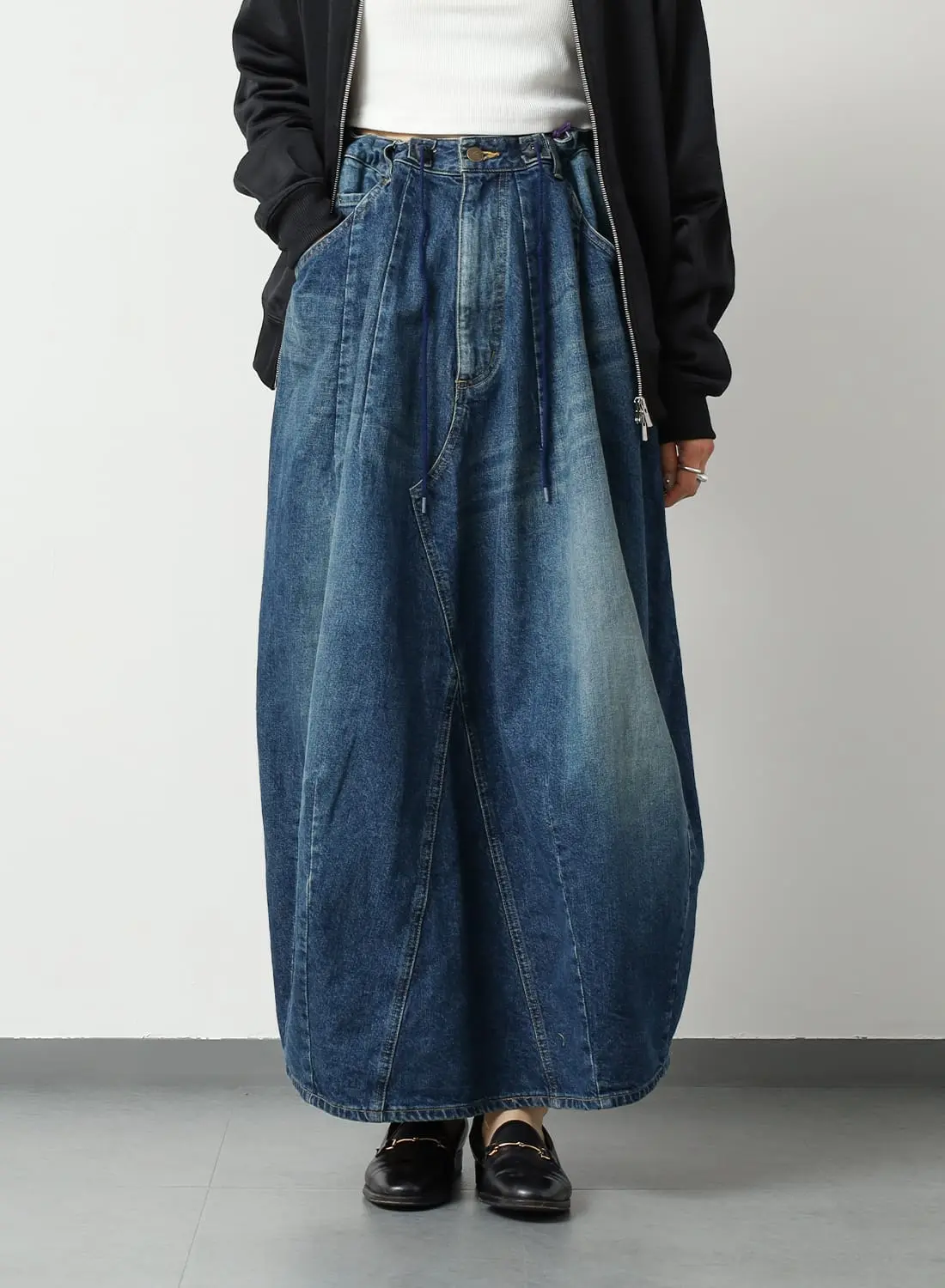 NEEDLES（ニードルズ）H.D. Jean Skirt - 12oz Denim（ヒザデル