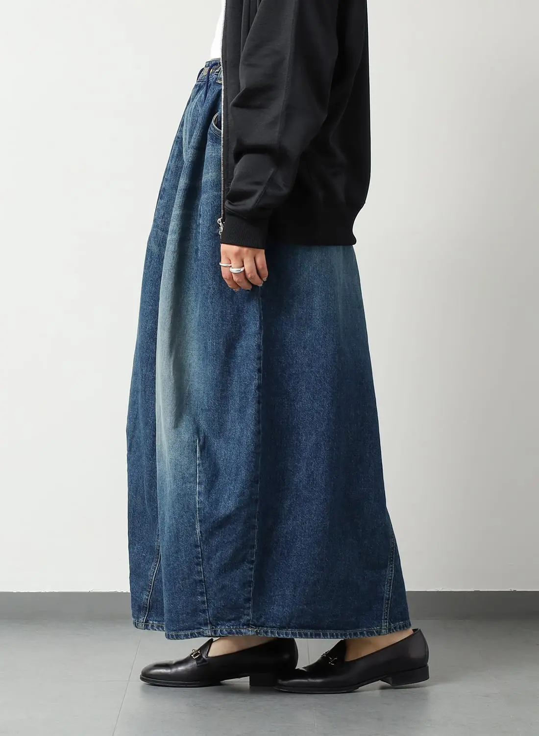 H.D. JEAN SKIRT - 12OZ DENIM|ヒザデル ジーンスカート - 12オンス