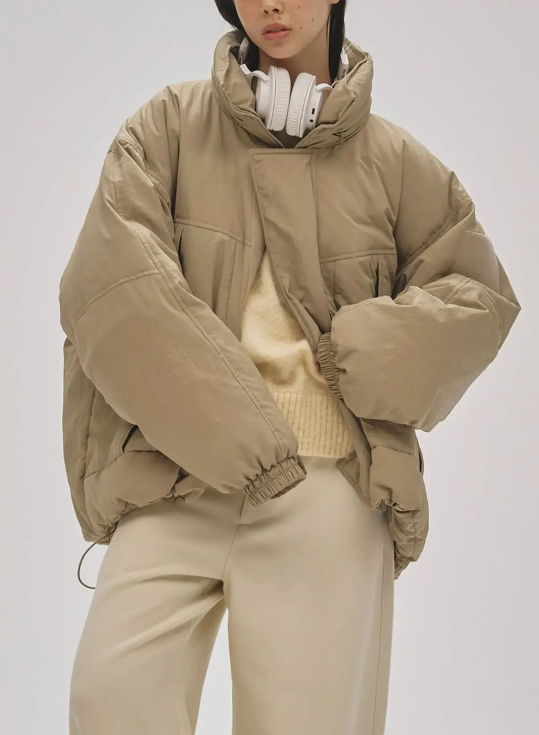 【美品】todayful モンスターダウン　ベージュ TODAYFUL(トゥデイフル)/Monster Down Jacket(モンスター ダウン