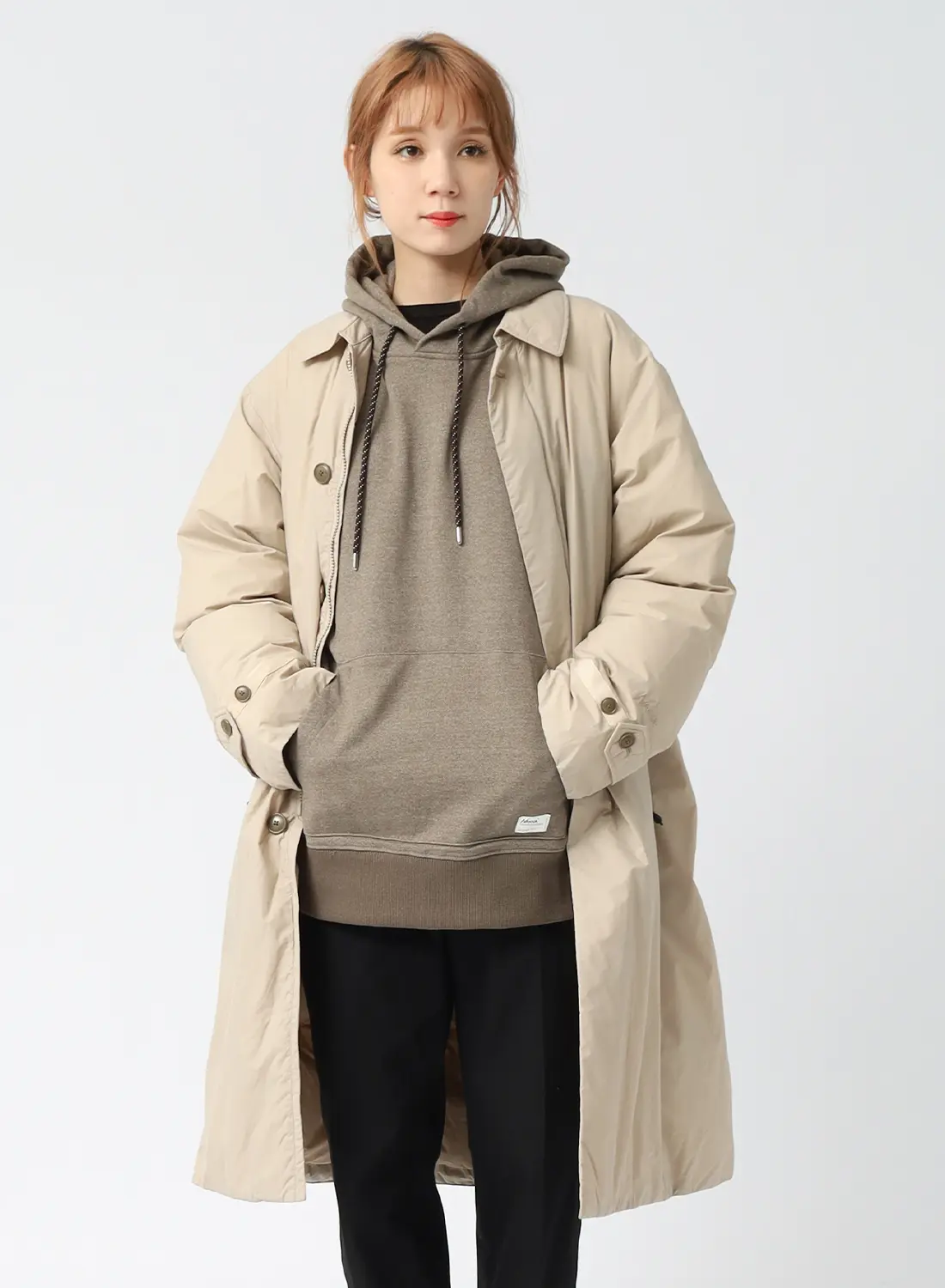 DOWN BAL COLLAR COAT|ダウン バルカラーコートダウン バルカラー
