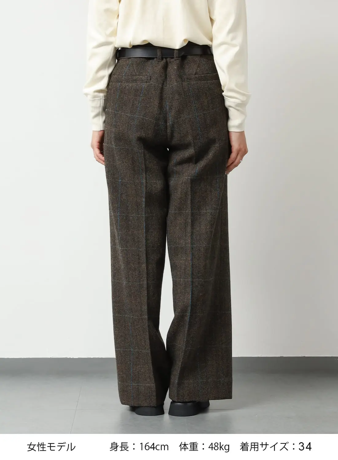 WOOL SEMI FLARE PANTS|ウール セミ フレア パンツウール セミ フレア