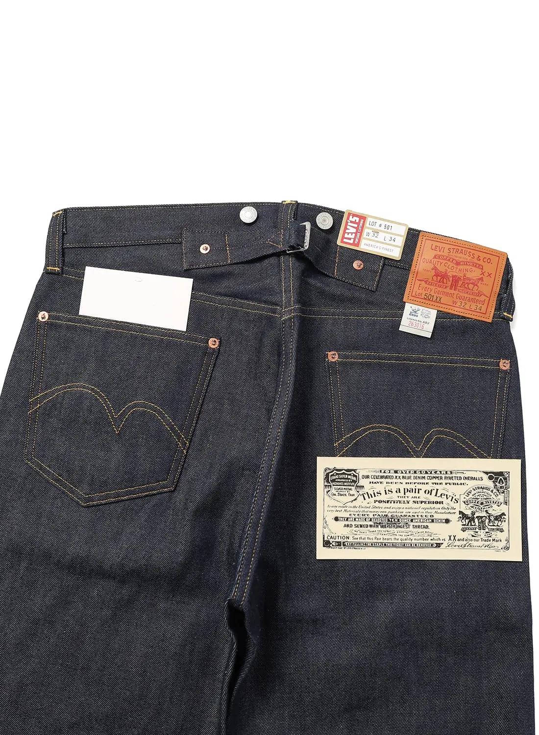 LVC 1933 501 JEANS|1933年モデル 501 ジーンズ リジッド1933年モデル