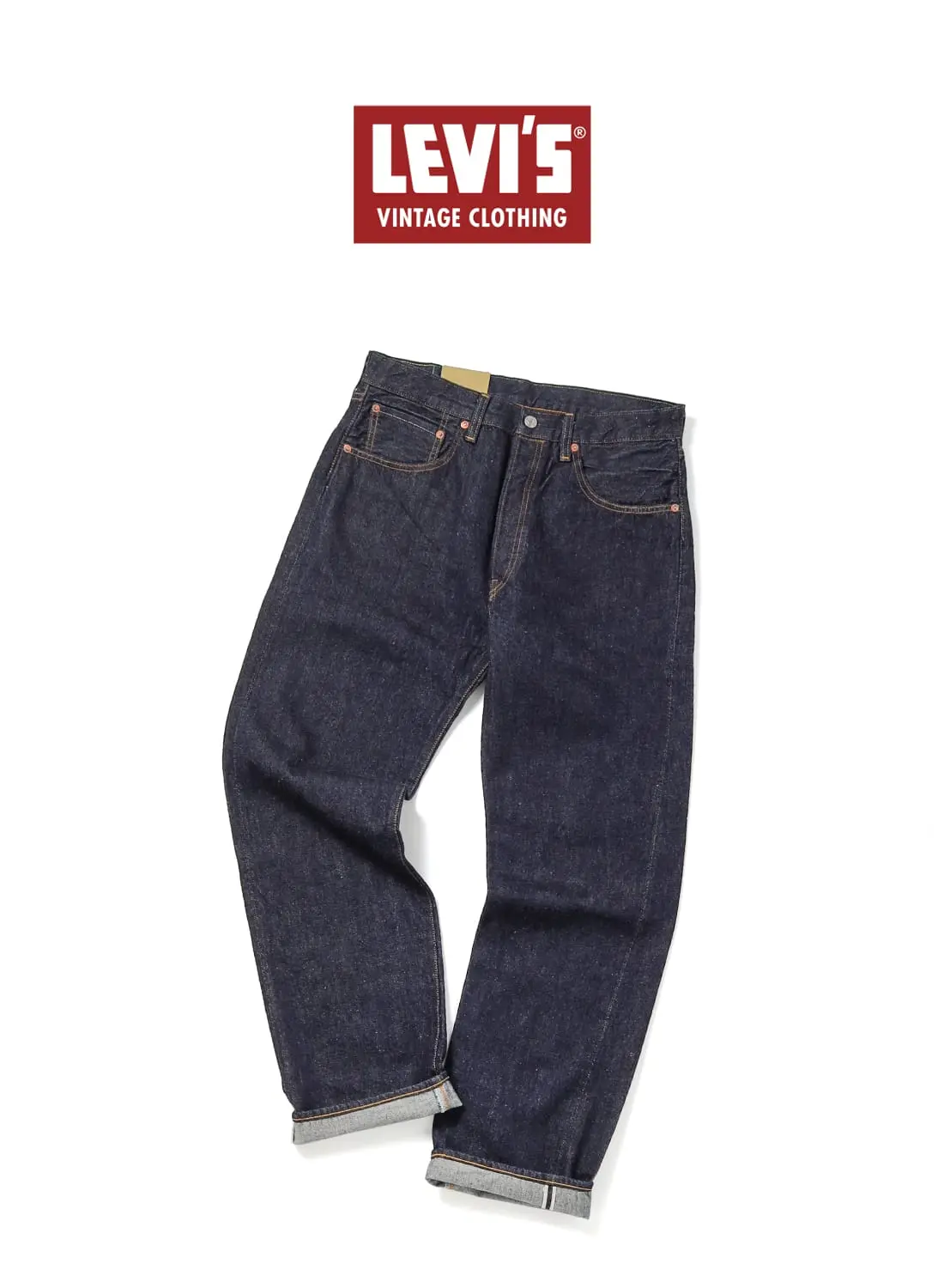 LEVIS VINTAGE CLOTHING（リーバイス ヴィンテージ クロージング）1955 501 JEANS（1955年モデル 501 ジーンズ）RINSE リンス501XX 501デニム ジーンズ デニム 復刻 ギャラ入り 日本製 ワンウォッシュ 1955 501 JEANS RINSE|1955年モデル 501 ジーンズ リンス1955年モデル