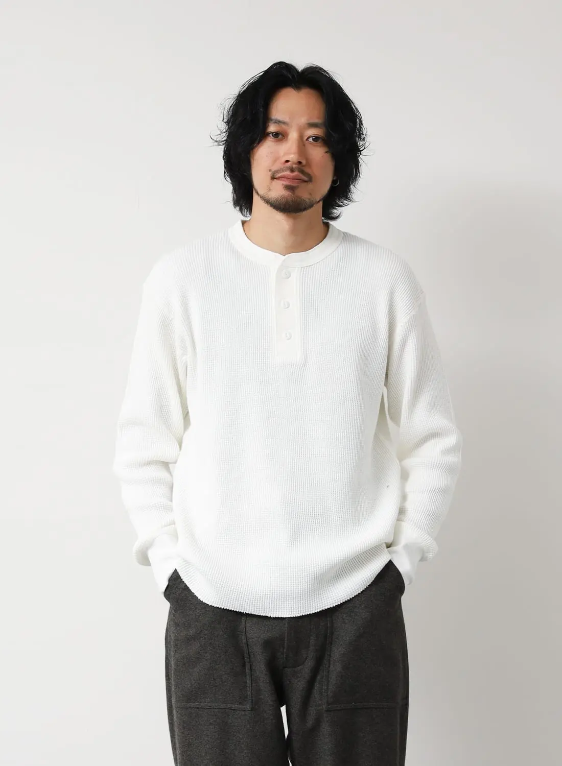 THERMAL KING WAFFLE HENLEYNECK L/S|サーマルキング ワッフル