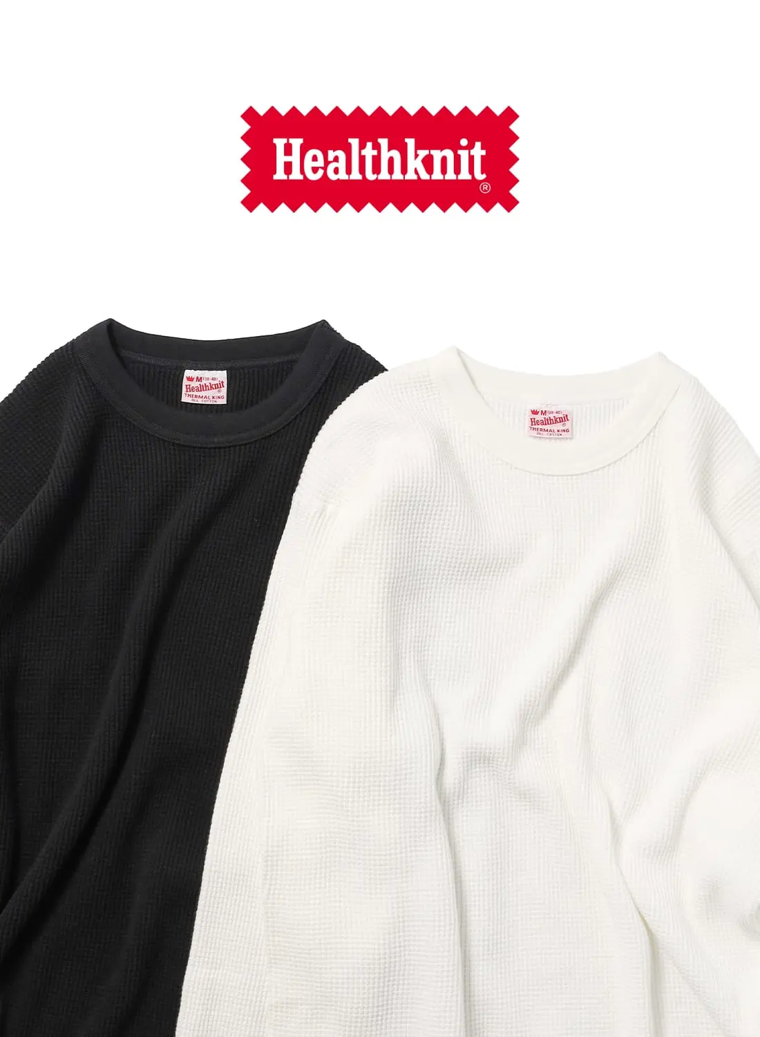 THERMAL KING WAFFLE CREWNECK L/S|サーマルキング ワッフル クルー