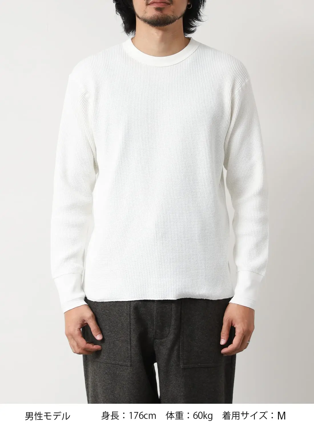 THERMAL KING WAFFLE CREWNECK L/S|サーマルキング ワッフル クルー