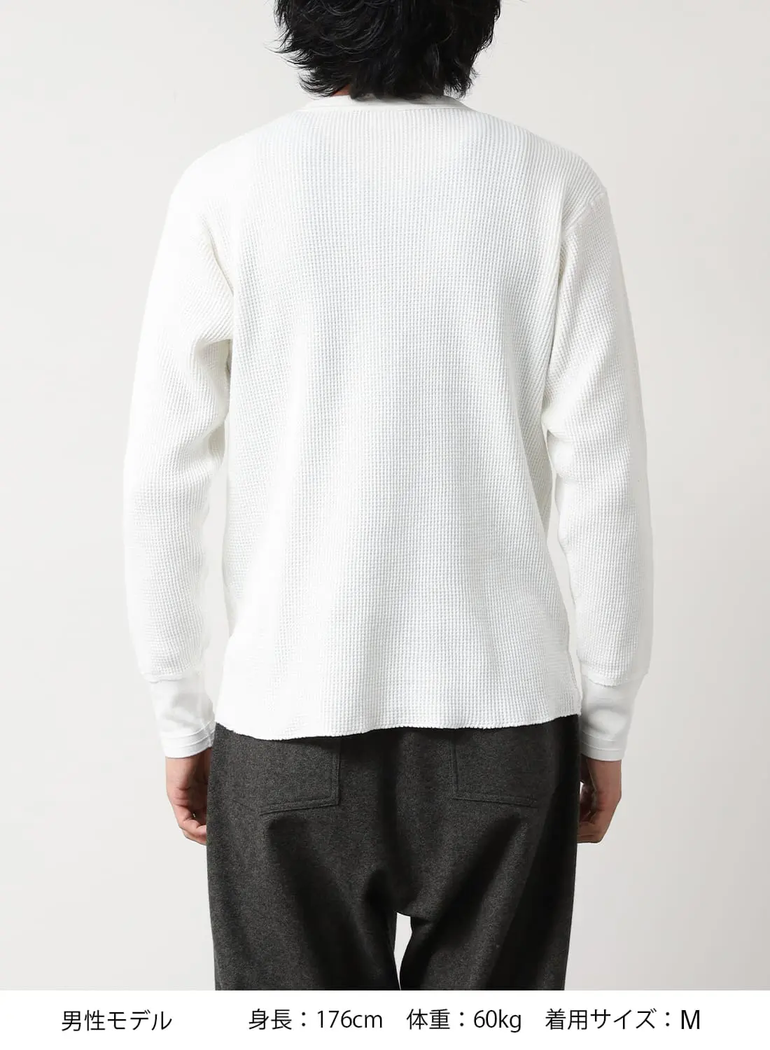 かつきくん着用 slacker サーマル 10%OFFクーポン対象】THERMAL KING WAFFLE CREWNECK L/S|サーマル