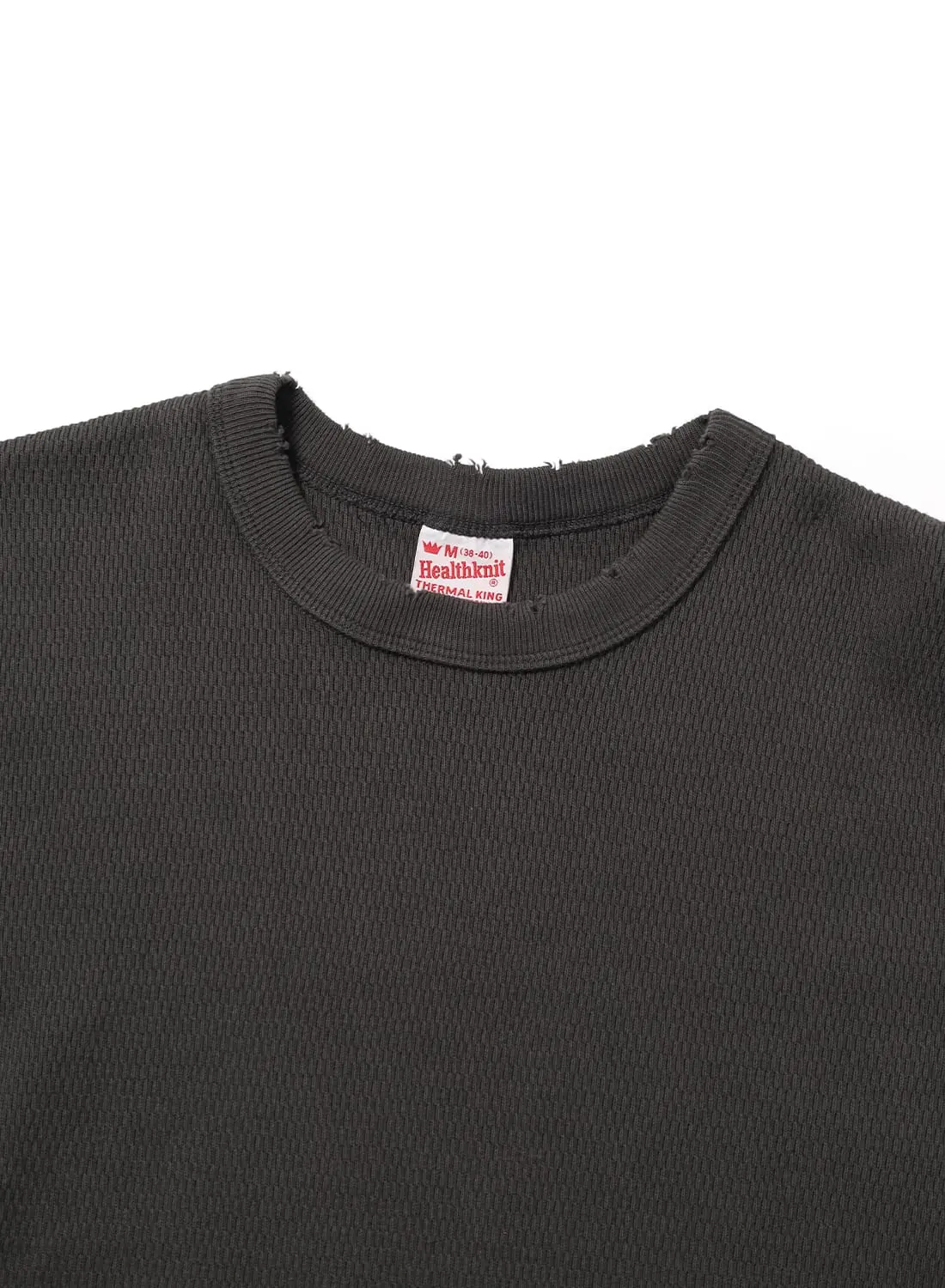 THERMAL KING RASCHEL HONEYCOMB CREWNECK L/S |サーマルキング