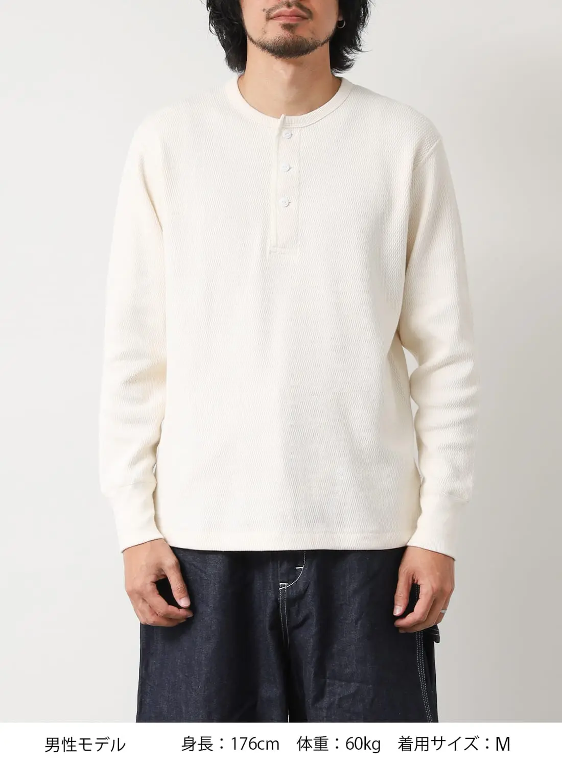 VALLAD ヘンリーネック サーマル vallad HENRY NECK L/S Mサイズ