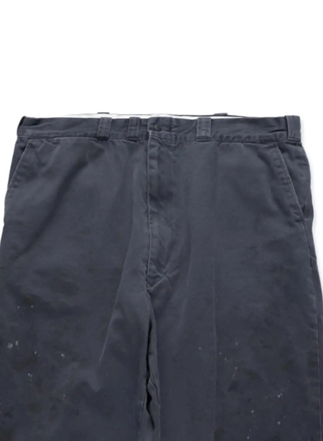 バウワウ　チノパン　L　グレー チノパン / イージーパンツ ワンタック ジッパーフライ Remake