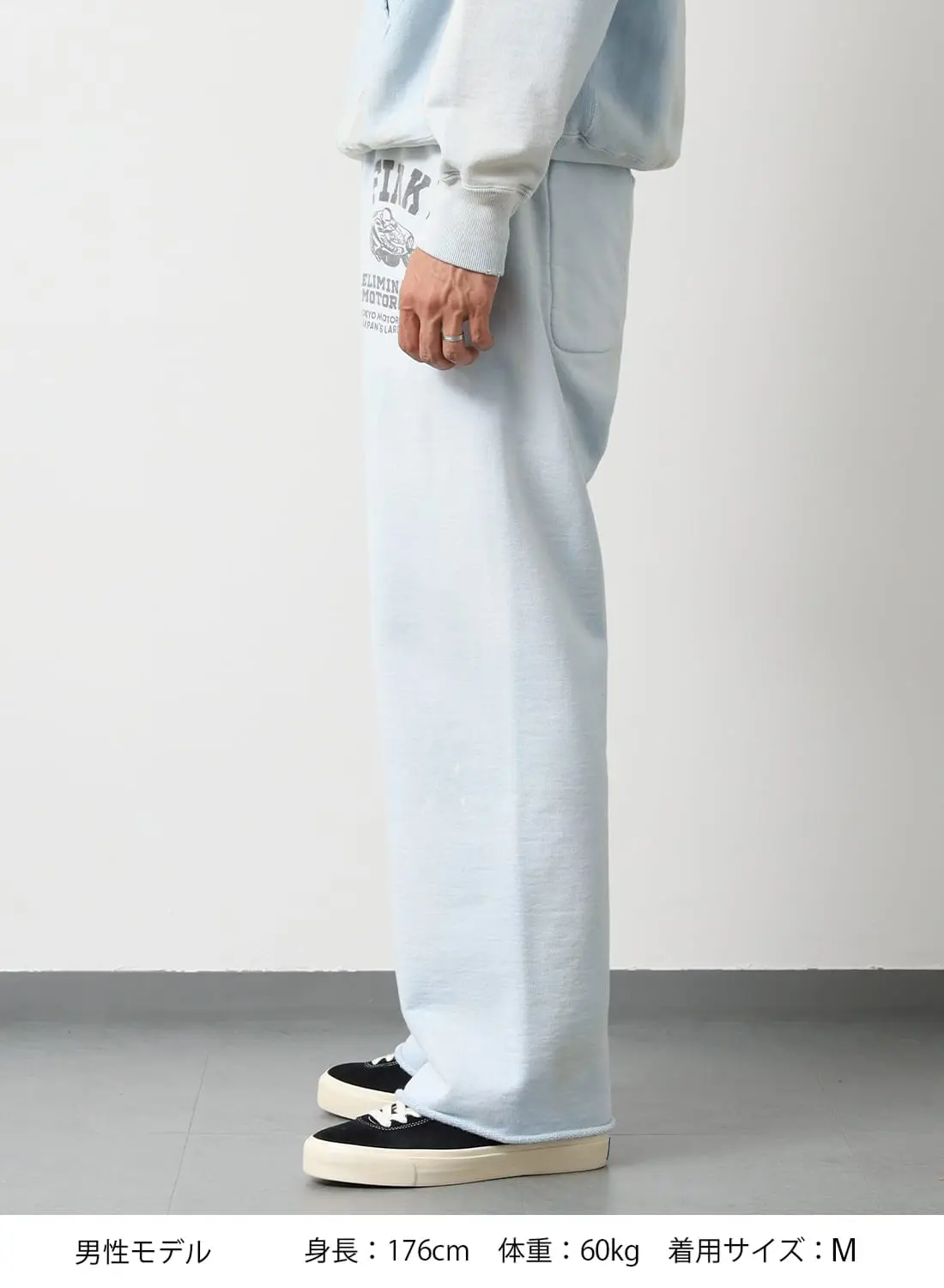 パンツ S ribbon smocking sweat pants THEREDTHREAD / ザレッドスレッド】S ribbon smocking sweat pants