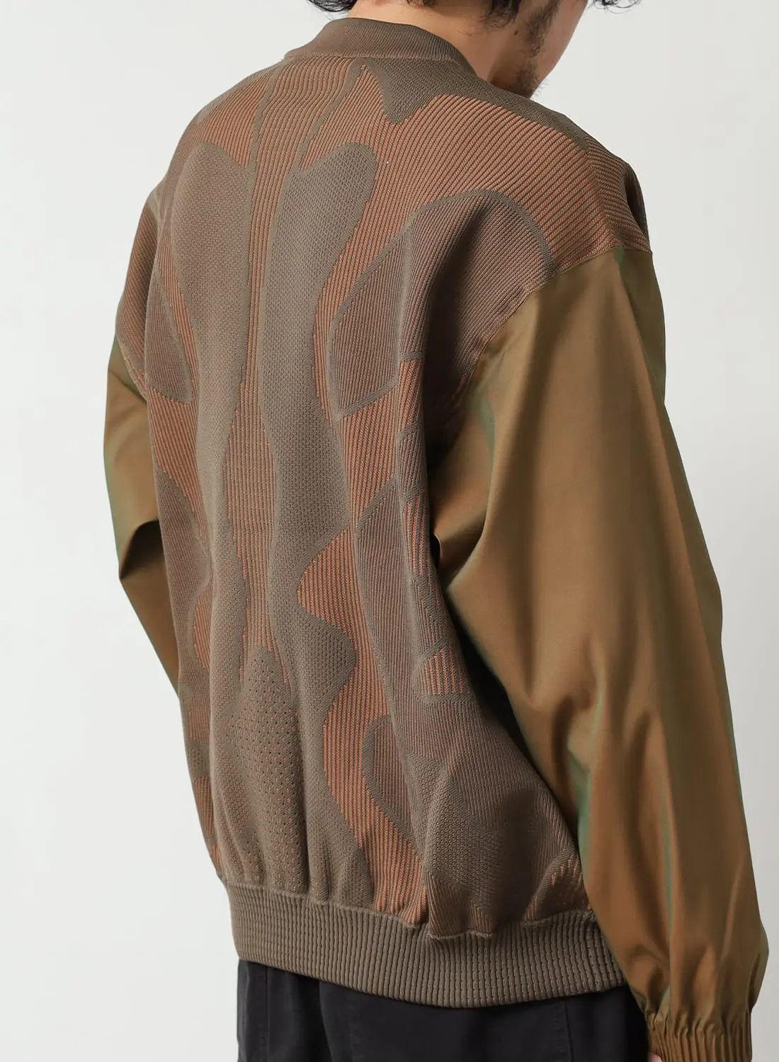 10%OFFクーポン対象】FUSIONKNIT HYBRID CREWNECK|フュージョンニット