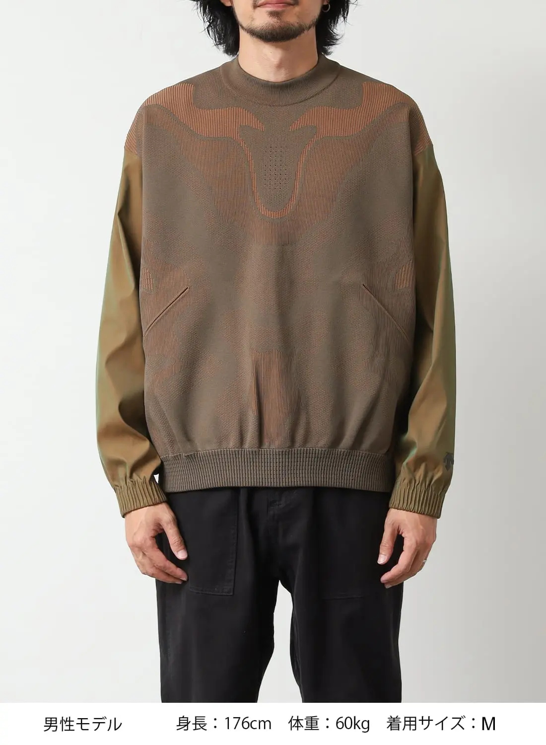 ポイントアップ】FUSIONKNIT HYBRID CREWNECK|フュージョンニット