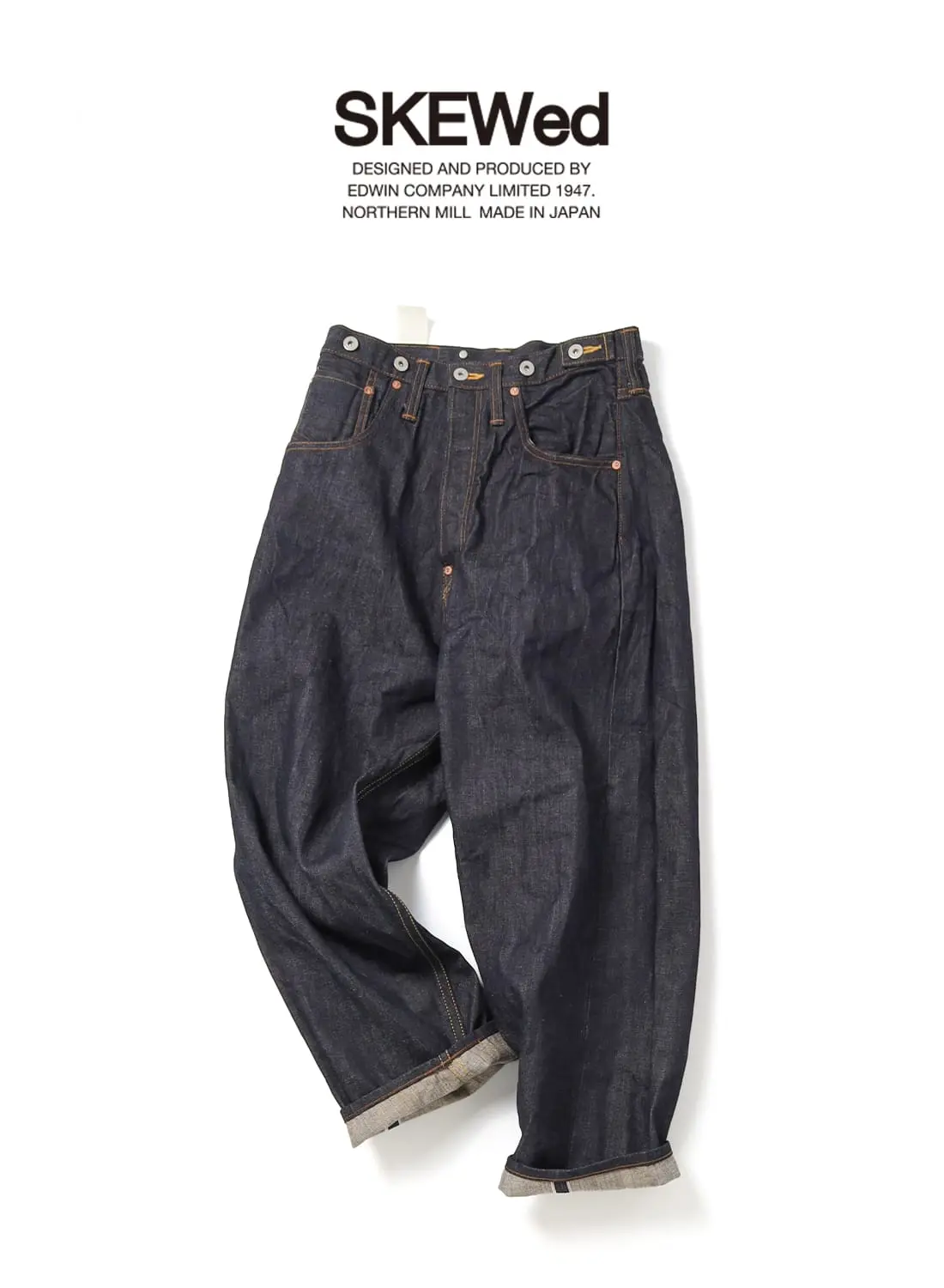 push push デニム MINUS -【Slash Seam Twist Cargo Jeans(DUST SAX)】マイナス