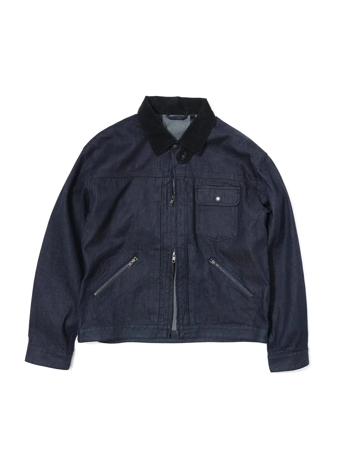 patou デニム　トラッカー　ジャケット　金ボタン　36 刺繍 patou デニム トラッカー ジャケット 金ボタン 36 刺繍 Patou