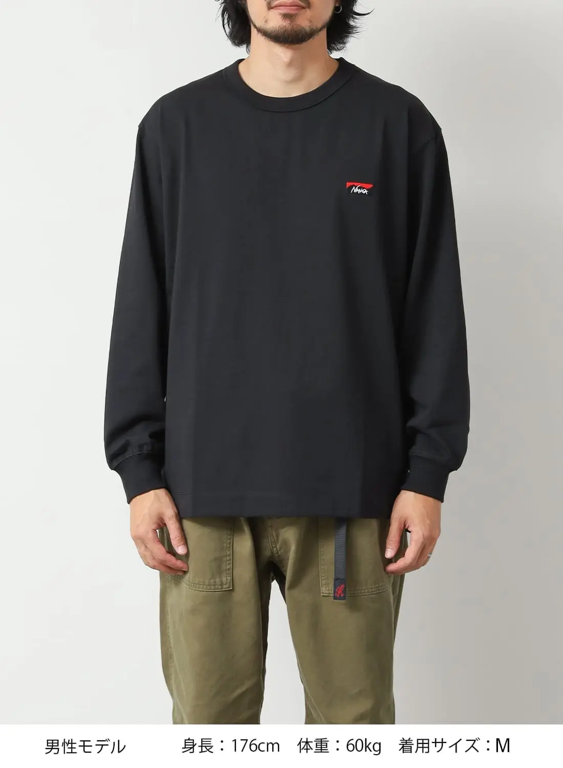 ECO HYBRID BOX LOGO EMBROIDERY L/S TEE|エコハイブリッド ボックス