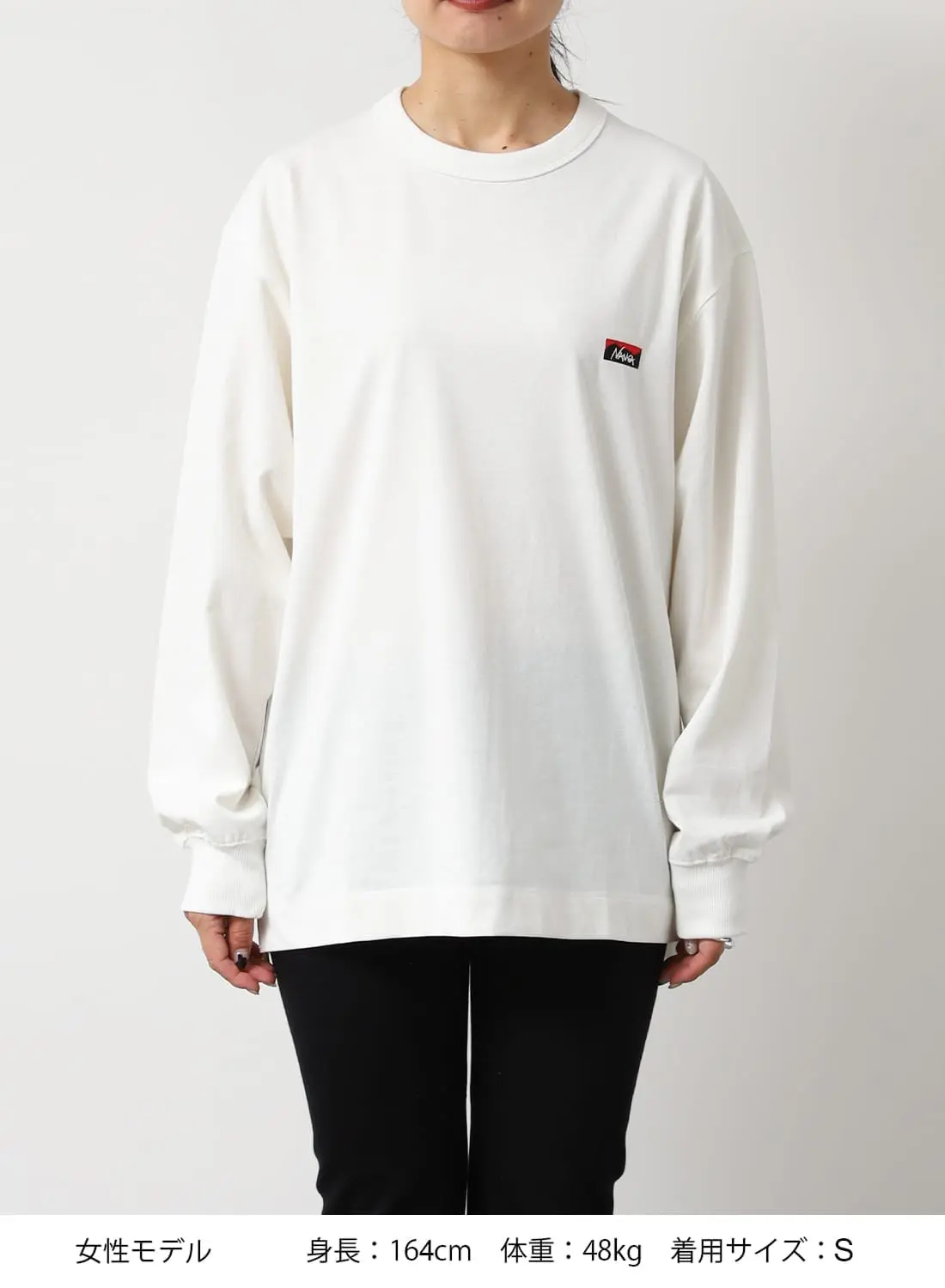ECO HYBRID BOX LOGO EMBROIDERY L/S TEE|エコハイブリッド ボックス