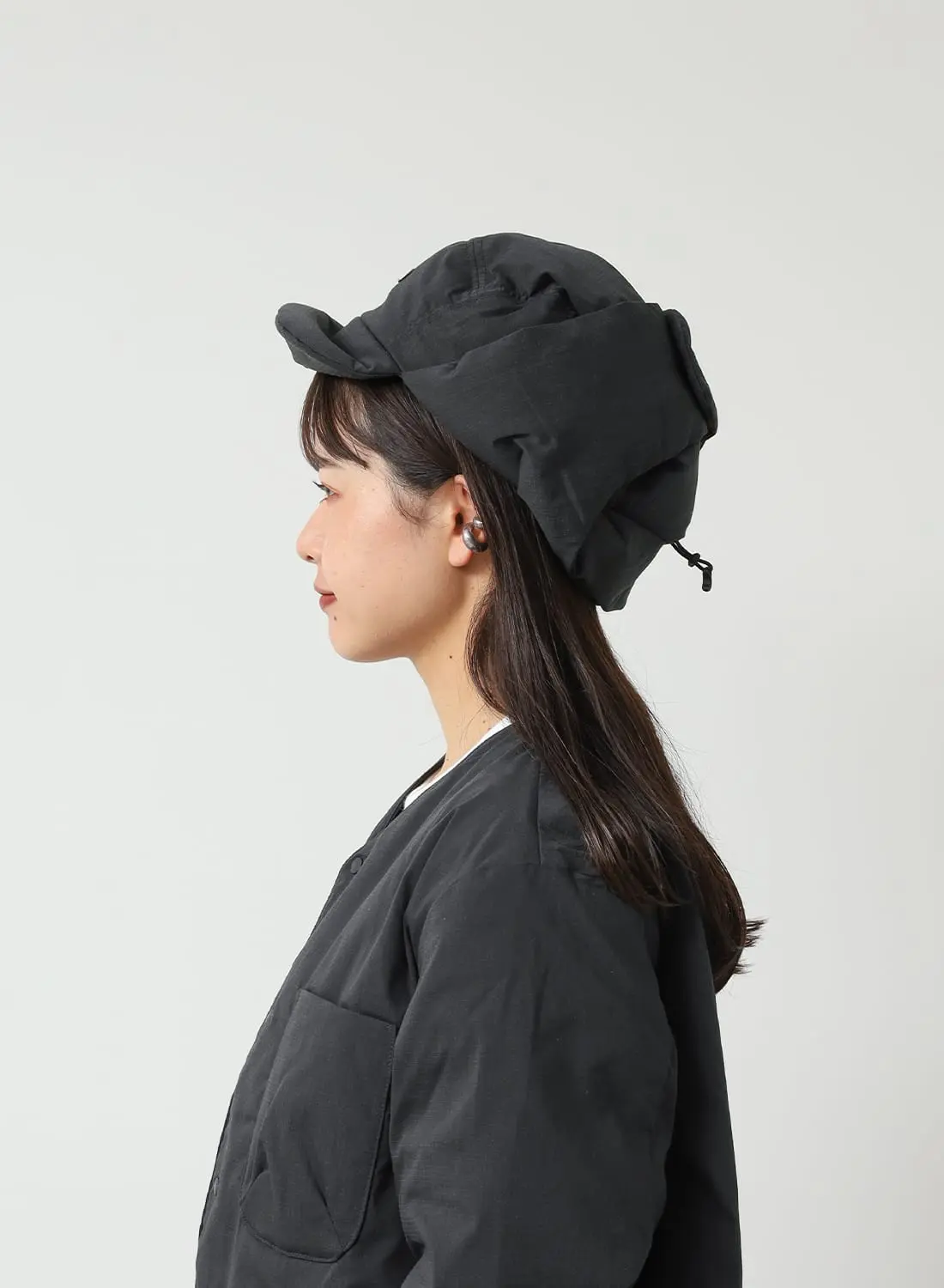 HINOC RIPSTOP DOWN EAR FLAP CAP|ヒノック リップストップ ダウン