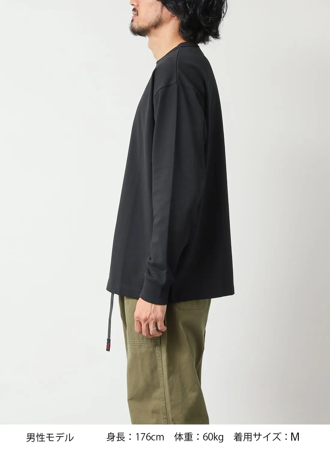 NANGA（ナンガ）ECO HYBRID BOX LOGO L/S TEE（エコハイブリッド