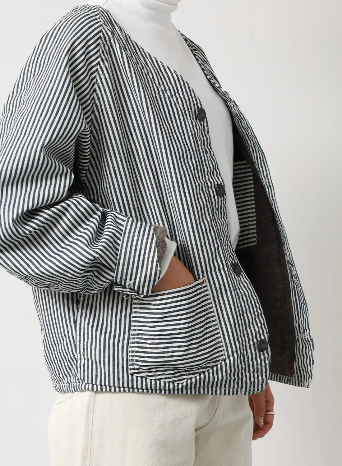 MOONLOID EXCLUSIVE 40S WWII BLANKET LINED ENGINEER JACKET