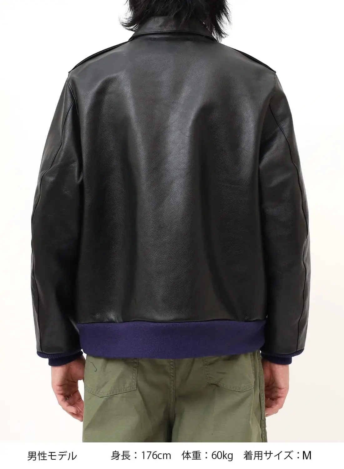 極美品　NEEDLES レザー アワードジャケット カウハイド 2022AW Needles ニードルス 22AW Award Jacket Cowhide Leather