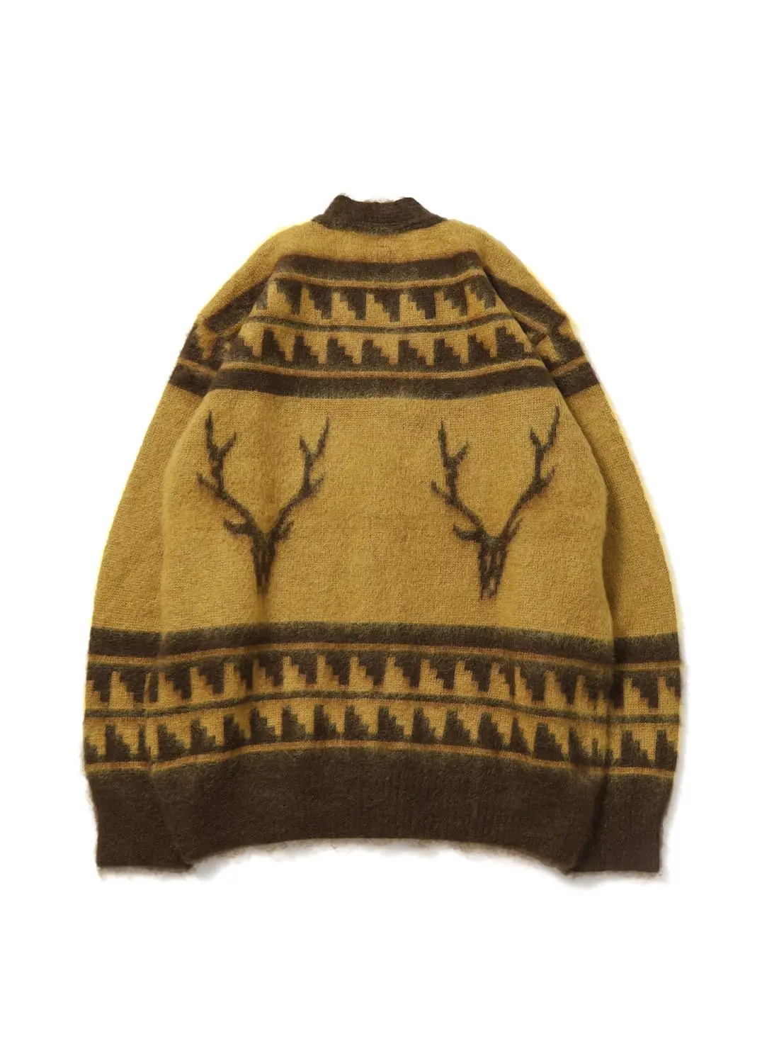 【極美品】ダブルアールエル　ニットジャケット　ノルディック　レディース　S 極美品】ダブルアールエル ニットジャケット ノルディック レディース