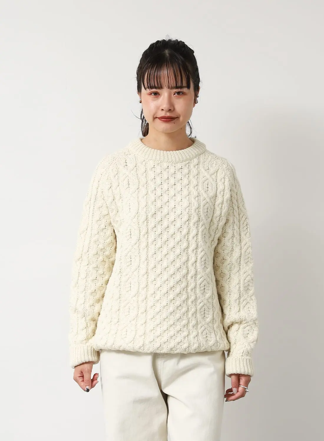 PEREGRINE（ペレグリン）HUDSON ARAN SWEATER（ハドソン アラン