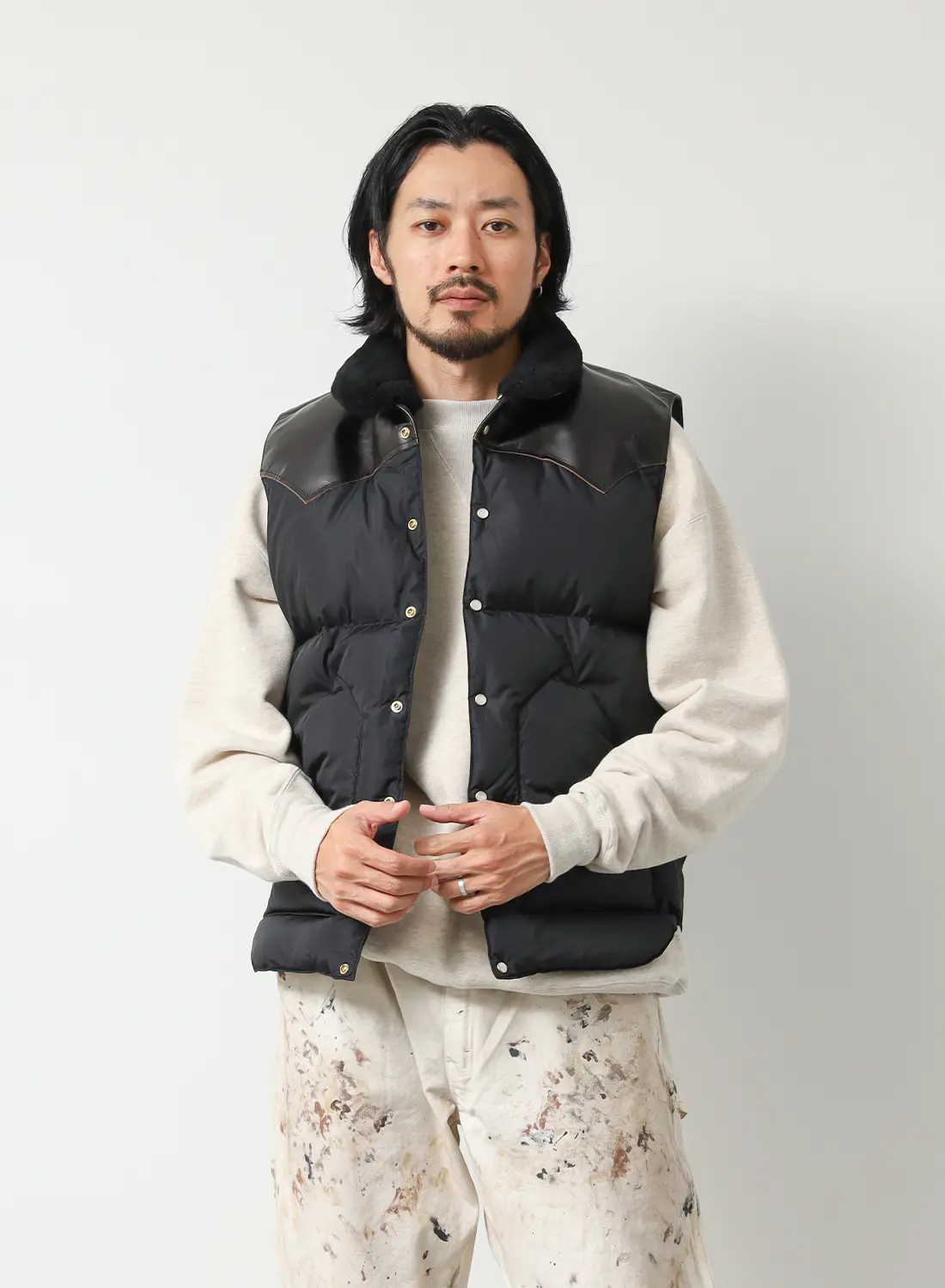 美品　ロッキーマウンテンフェザーベッド　ダウンベスト　9/10 WAREHOUSE ロッキーマウンテン フェザーベッド Rocky Mountain