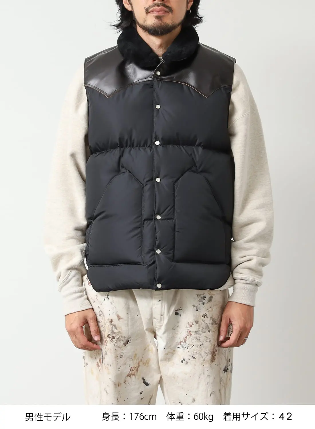 【レディース・美品】Rocky Mountain 黒 ロッキーマウンテン ベスト Rocky Mountain FeatherBed CHRISTY VEST NYLON Featherbed