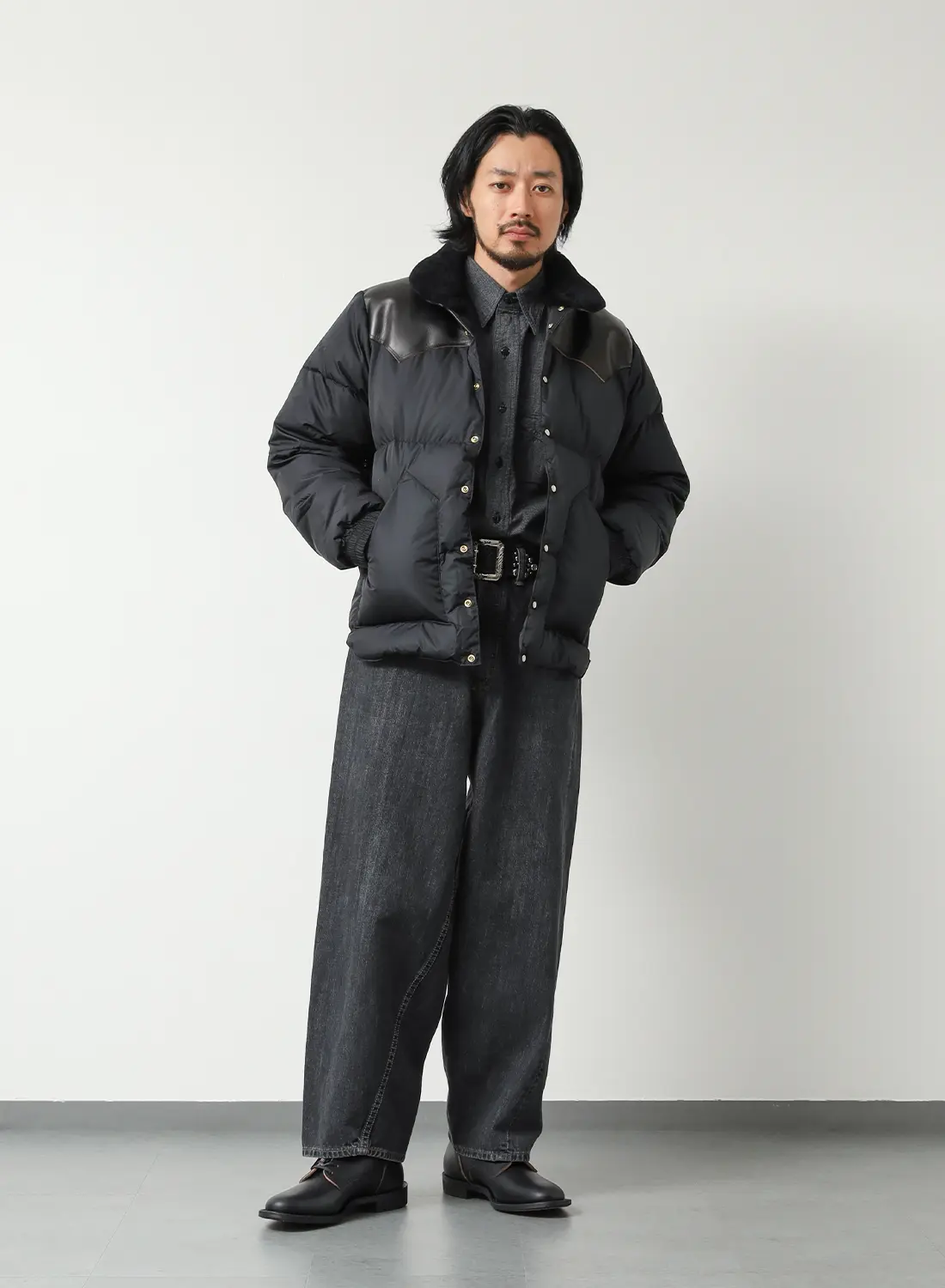 ロッキーマウンテンフェザーベッド　濃紺ウール(44) 中古・古着通販】Rocky Mountain FeatherBed (ロッキー