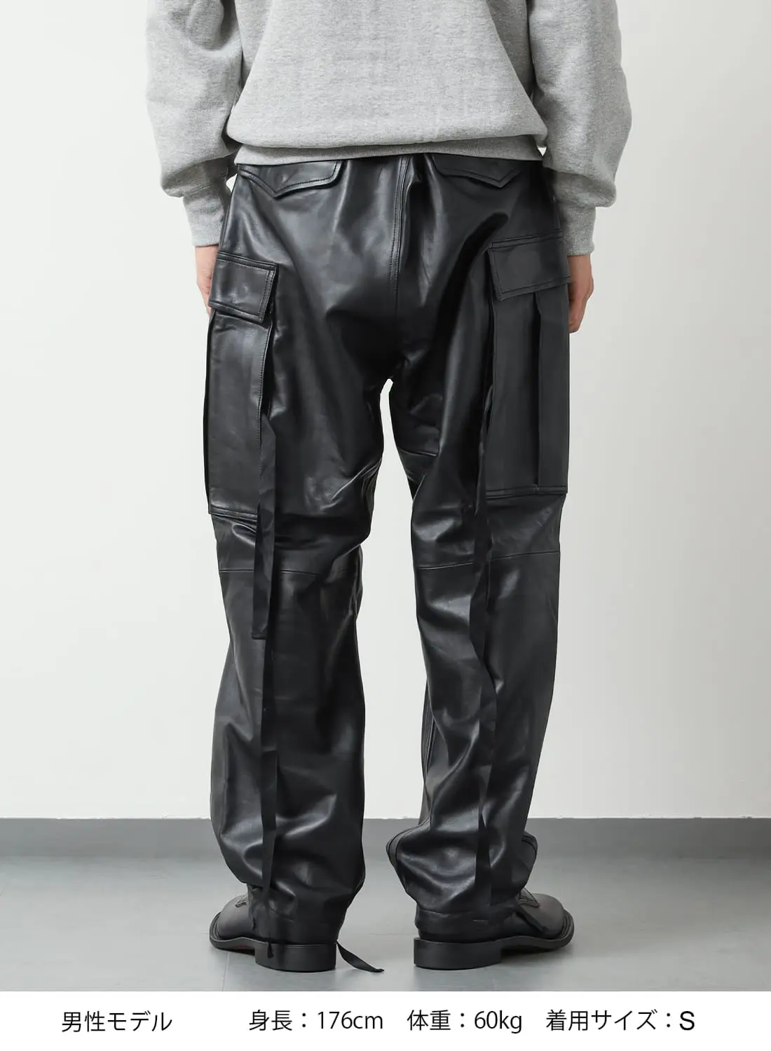 LEATHER MILITARY CARGO PANTS ‐TYPE：M-51‐|レザー ミリタリーカーゴ