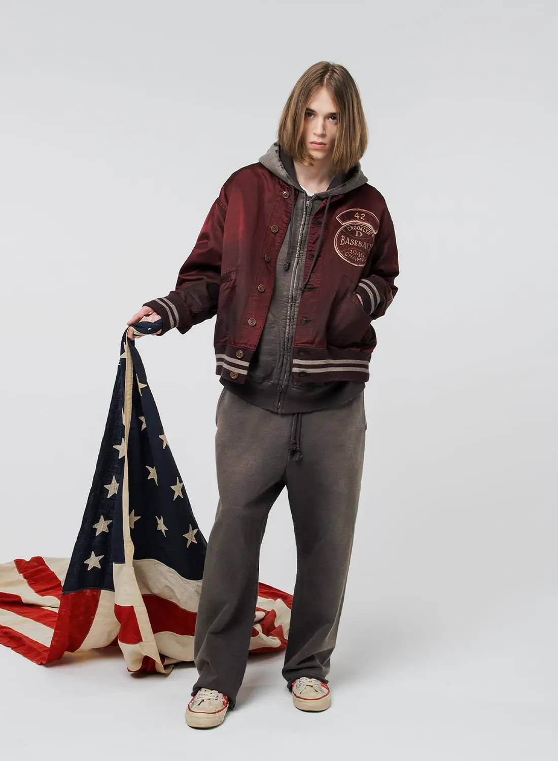 BOWWOW BEATLE MANIA SATIN SPORTS JACKET BOWWOW BEATLE MANIA SATIN