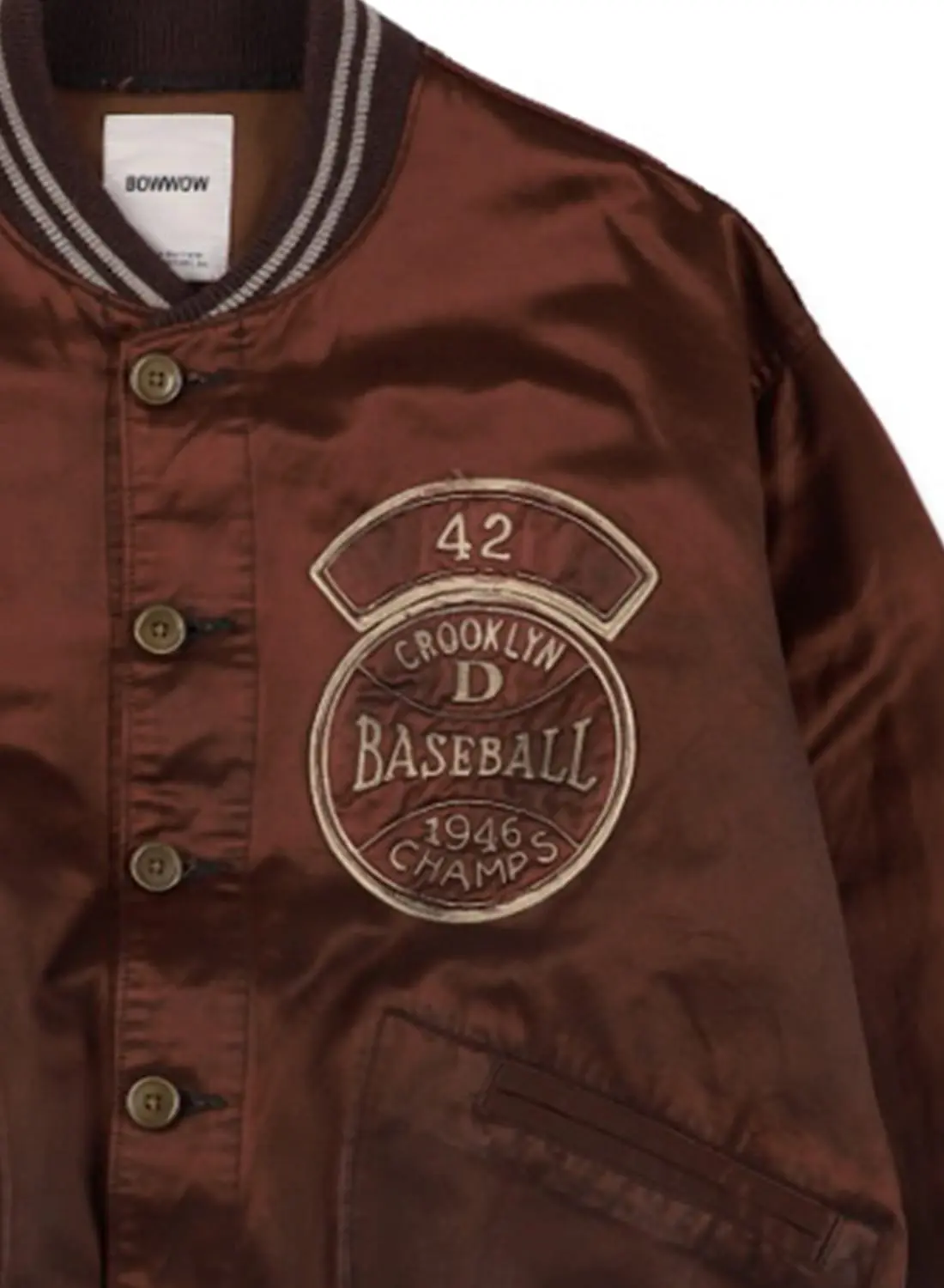 BASEBALL CHAMPION SATIN JACKET AGED|ベースボールチャンピオン