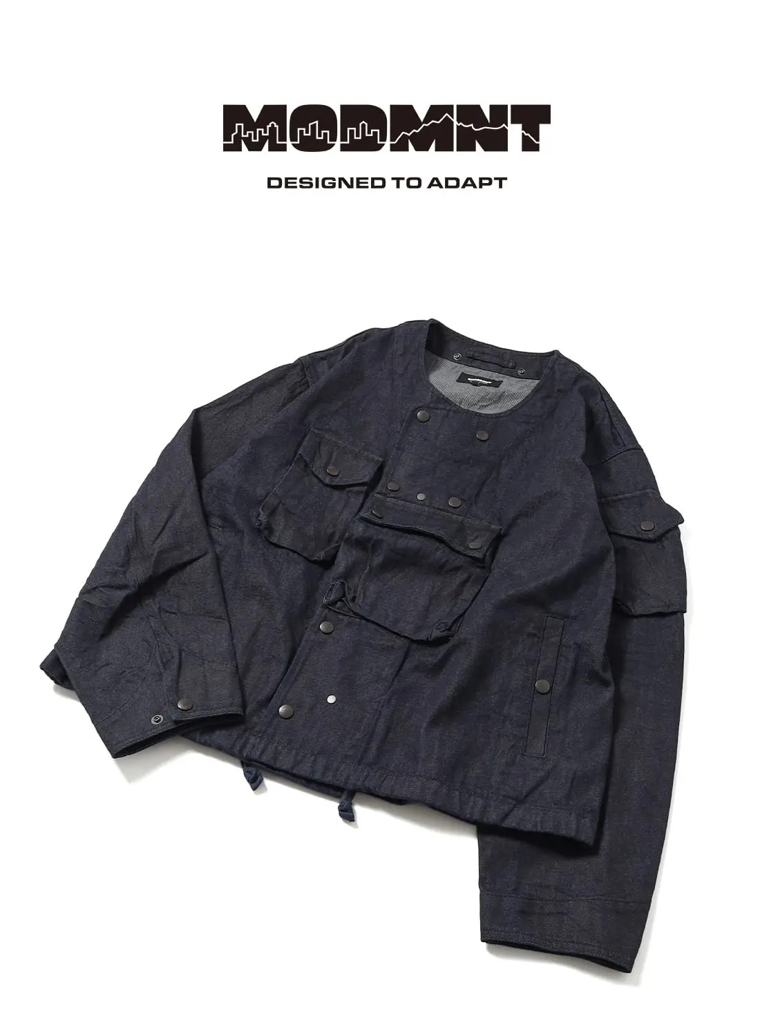 COLLARLESS JKT|カラーレスジャケットカラーレスジャケット| MOONLOID