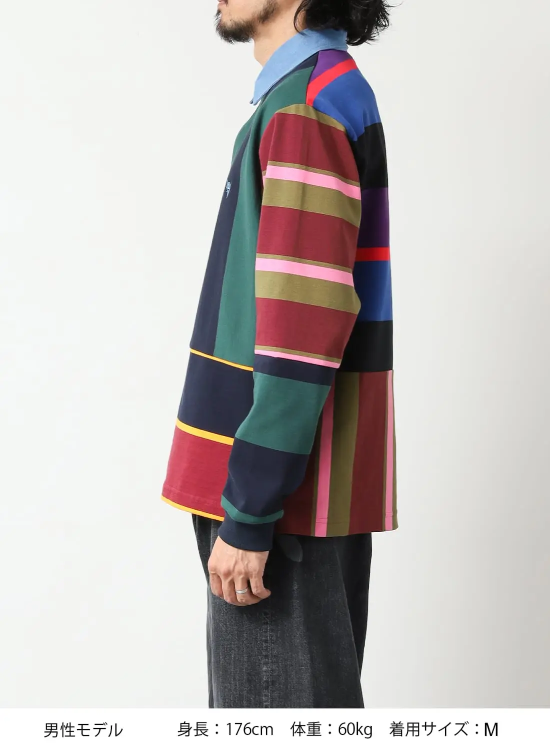 RUGGER SHIRT - COTTON PLAINSTITCH / CRAZY PATTERN B|ラガーシャツ