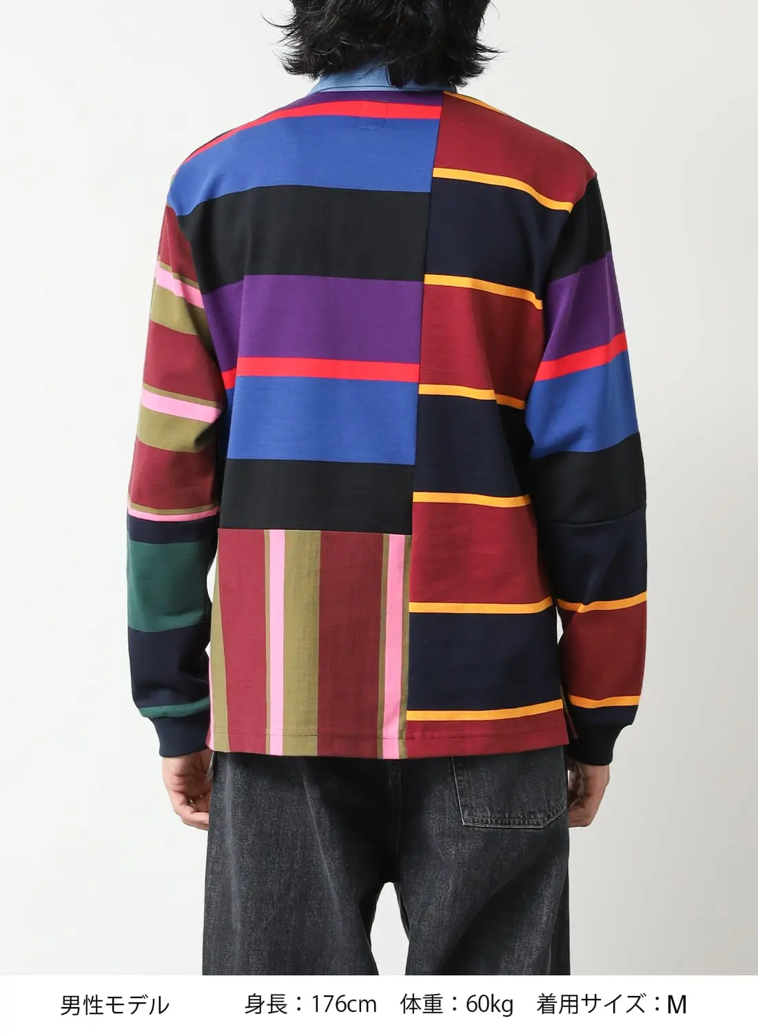 RUGGER SHIRT - COTTON PLAINSTITCH / CRAZY PATTERN B|ラガーシャツ