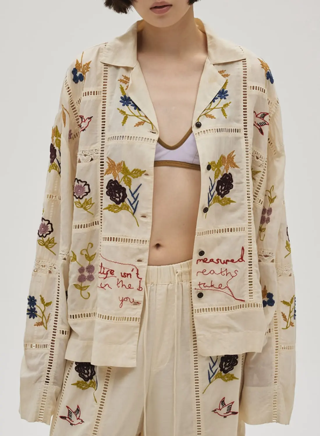 EMBROIDERY PATCHWORK SHIRTS|【26SS先行予約】エンブロイダリー