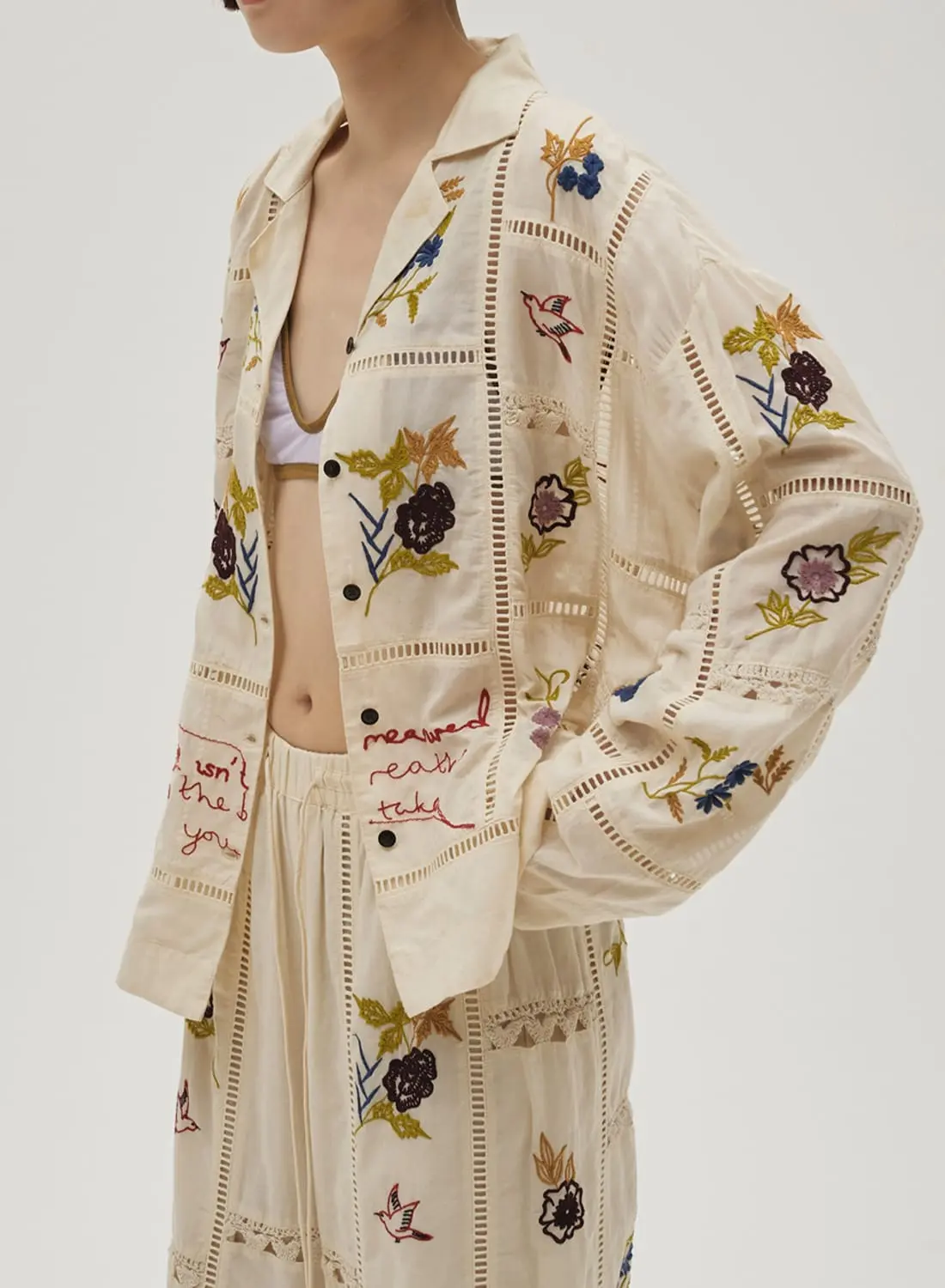 EMBROIDERY PATCHWORK SHIRTS|【26SS先行予約】エンブロイダリー