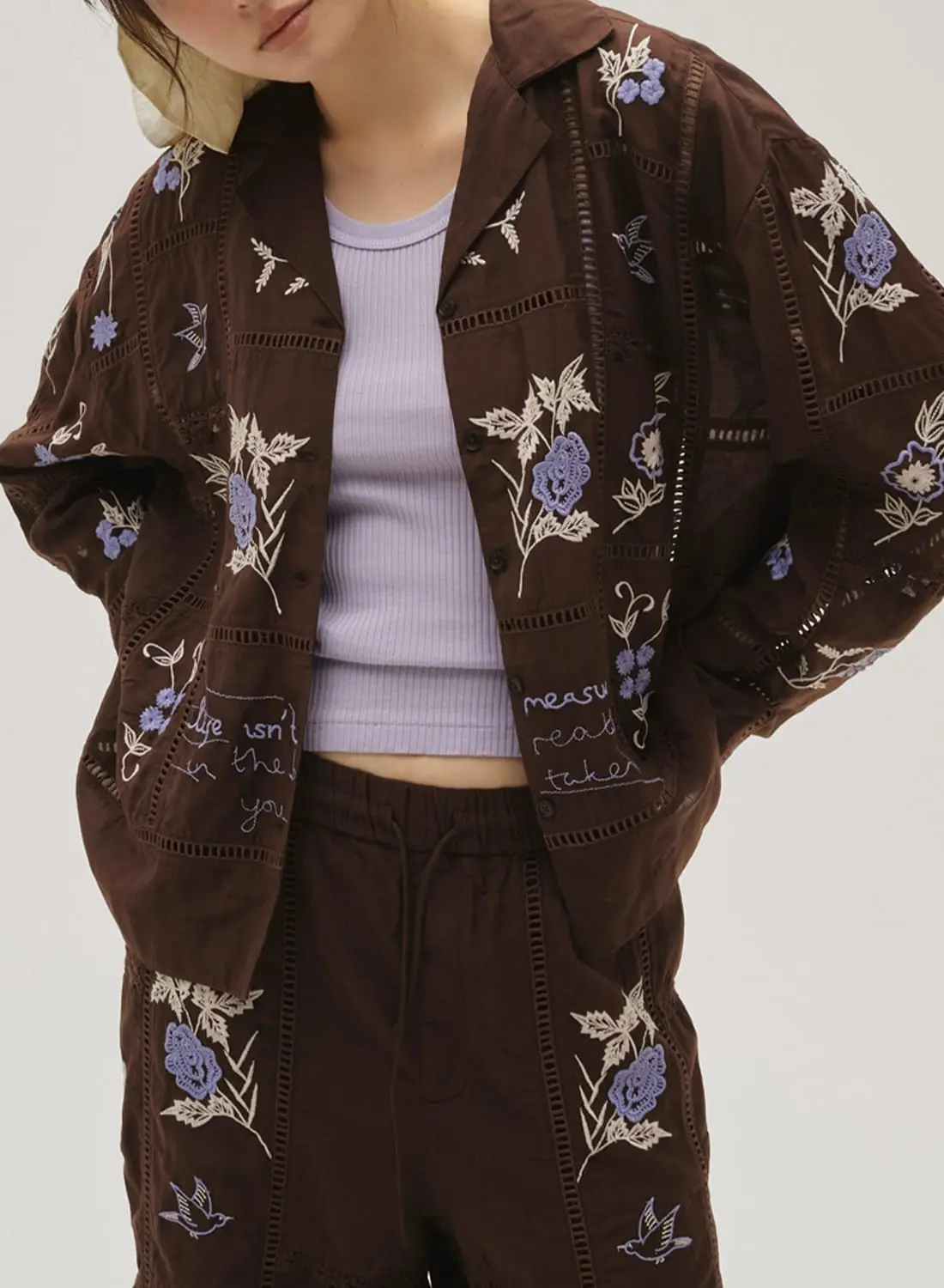 EMBROIDERY PATCHWORK SHIRTS|【26SS先行予約】エンブロイダリー