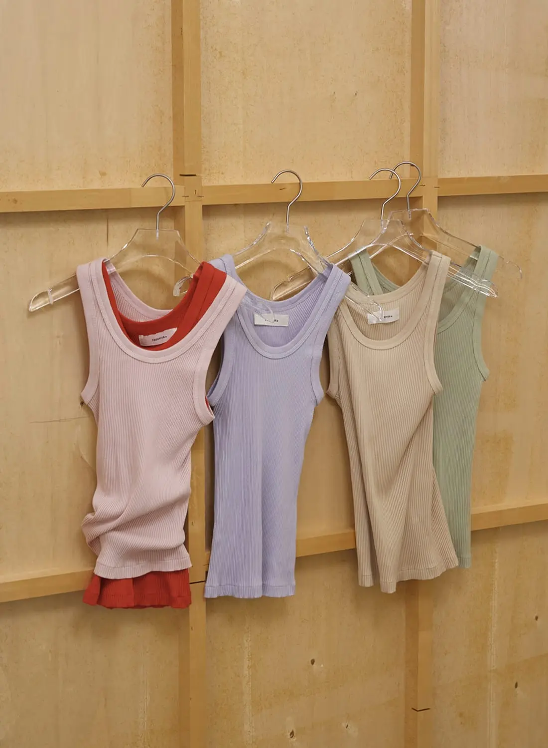 SEAMLESS RIB TANKTOP|【26SS先行予約】シームレスリブタンクトップ