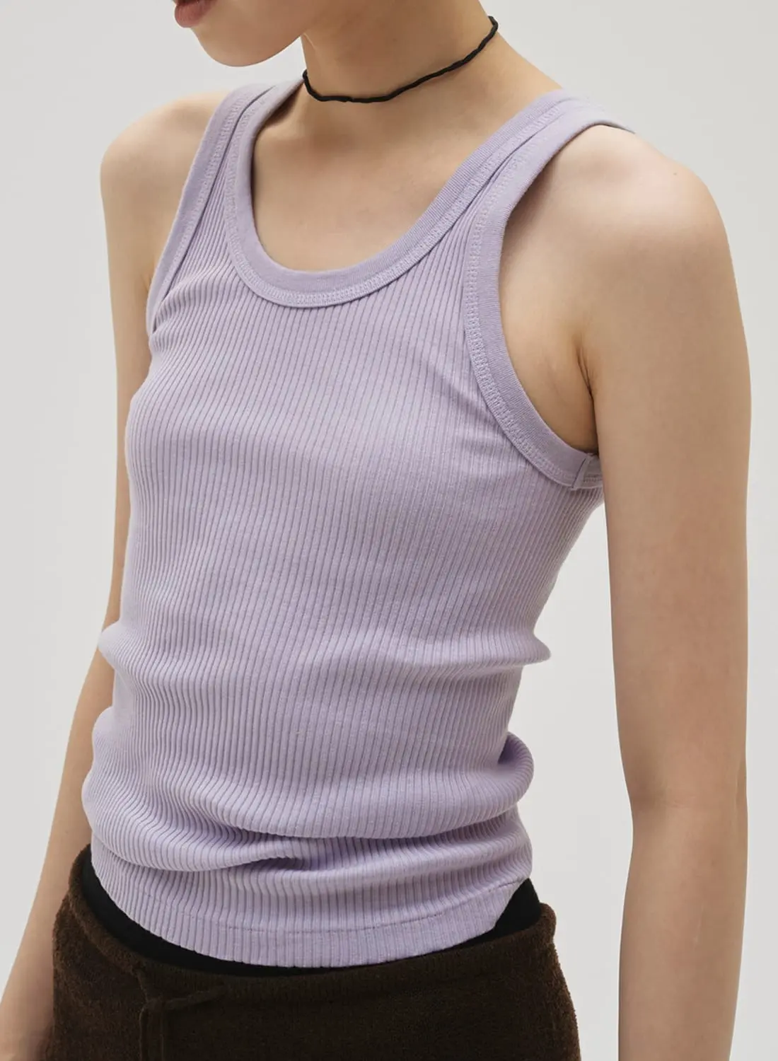 SEAMLESS RIB TANKTOP|【26SS先行予約】シームレスリブタンクトップ