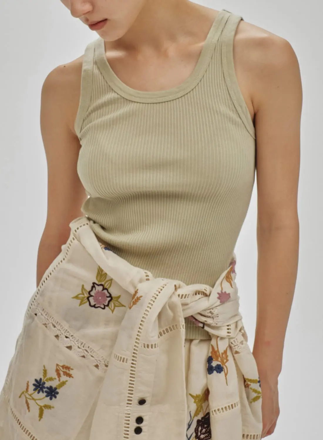 SEAMLESS RIB TANKTOP|【26SS先行予約】シームレスリブタンクトップ