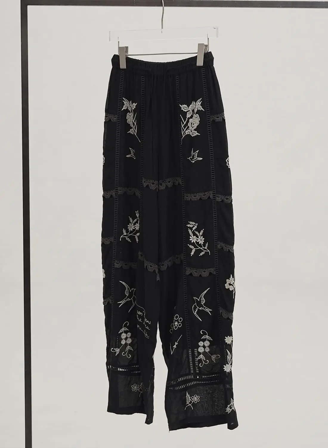 EMBROIDERY PATCHWORK TROUSERS|【26SS先行予約】エンブロイダリー