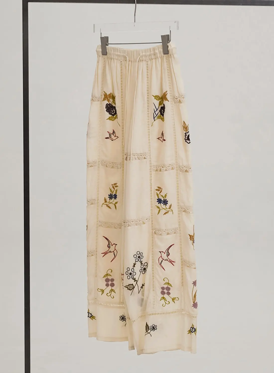 EMBROIDERY PATCHWORK TROUSERS|【26SS先行予約】エンブロイダリー