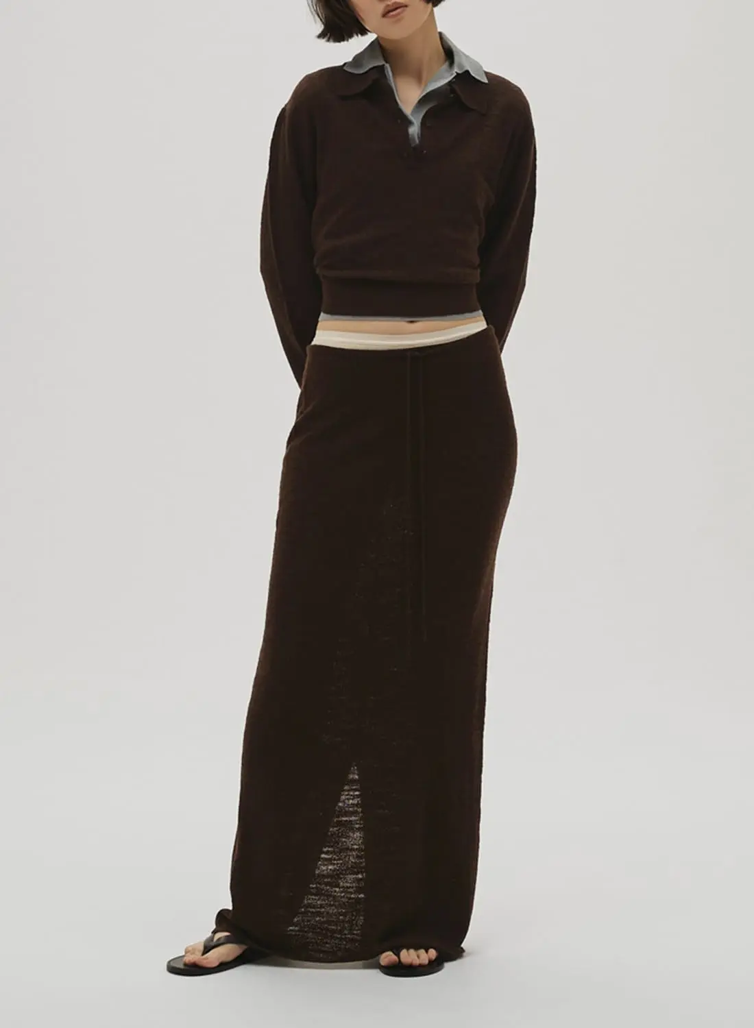 MINIBOUCLE KNIT SKIRT|【26SS先行予約】ミニブークレニットスカート