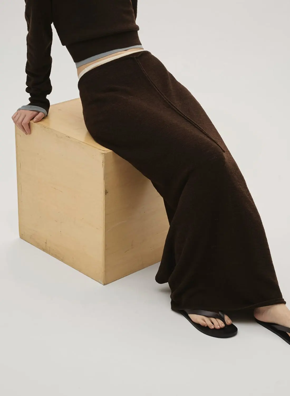 MINIBOUCLE KNIT SKIRT|【26SS先行予約】ミニブークレニットスカート