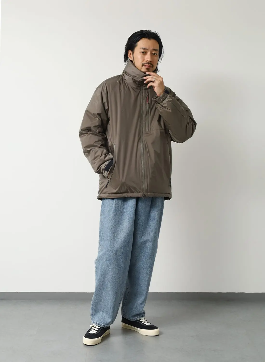 【art☆】 スタンドカラーダウンジャケット AURORA TEX STAND COLLAR DOWN JACKET|オーロラテックス スタンド