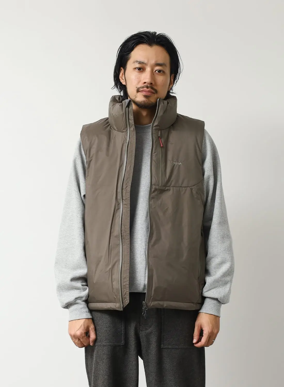 AP STUDIO ダウンベスト　Satin Down Vest AP STUDIO（エーピーストゥディオ）の「Satin Down Vest（ダウン