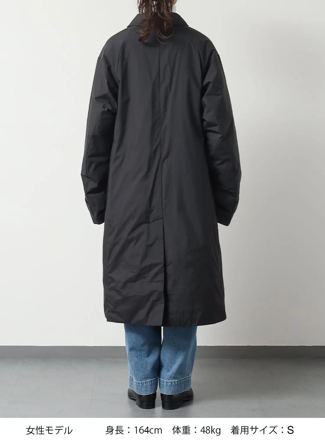 2024年購入♡試着のみ♡ナンガ♡ノーカラーダウンコート♡WM♡ブラック 楽天市場】ナンガ コート レディース ノーカラー ダウン コート ロング