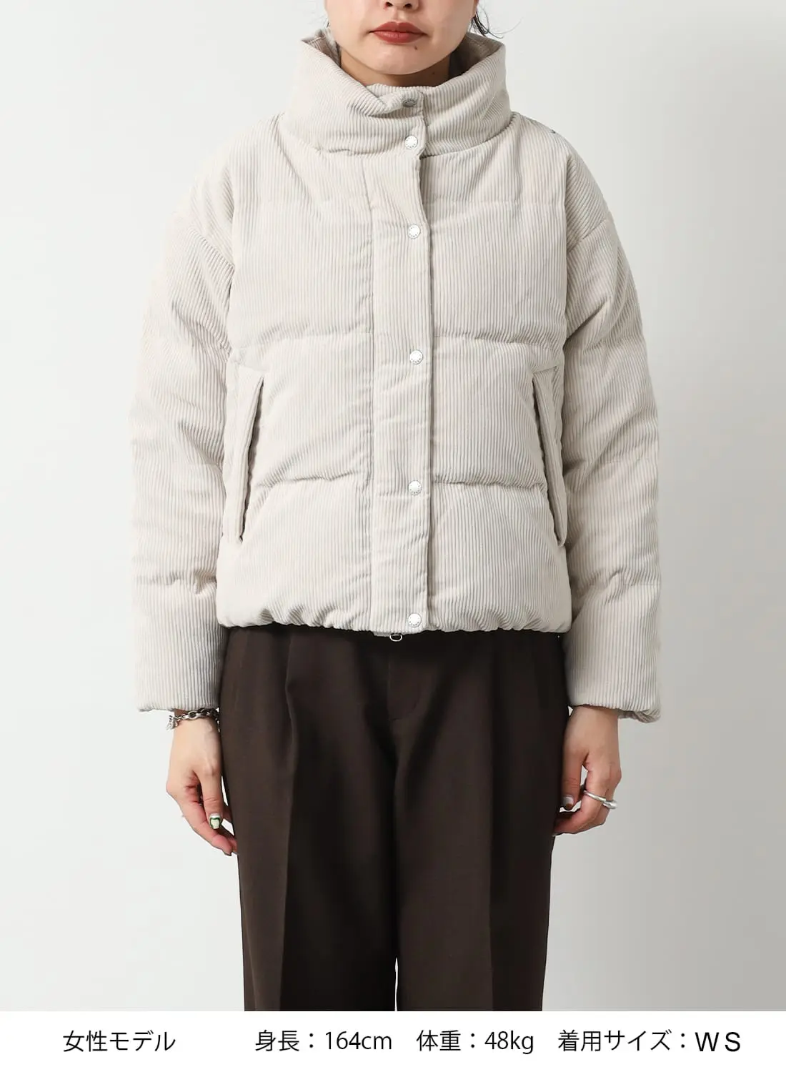 CORDUROY SHORT DOWN JACKET W|コーデュロイショートダウンジャケット
